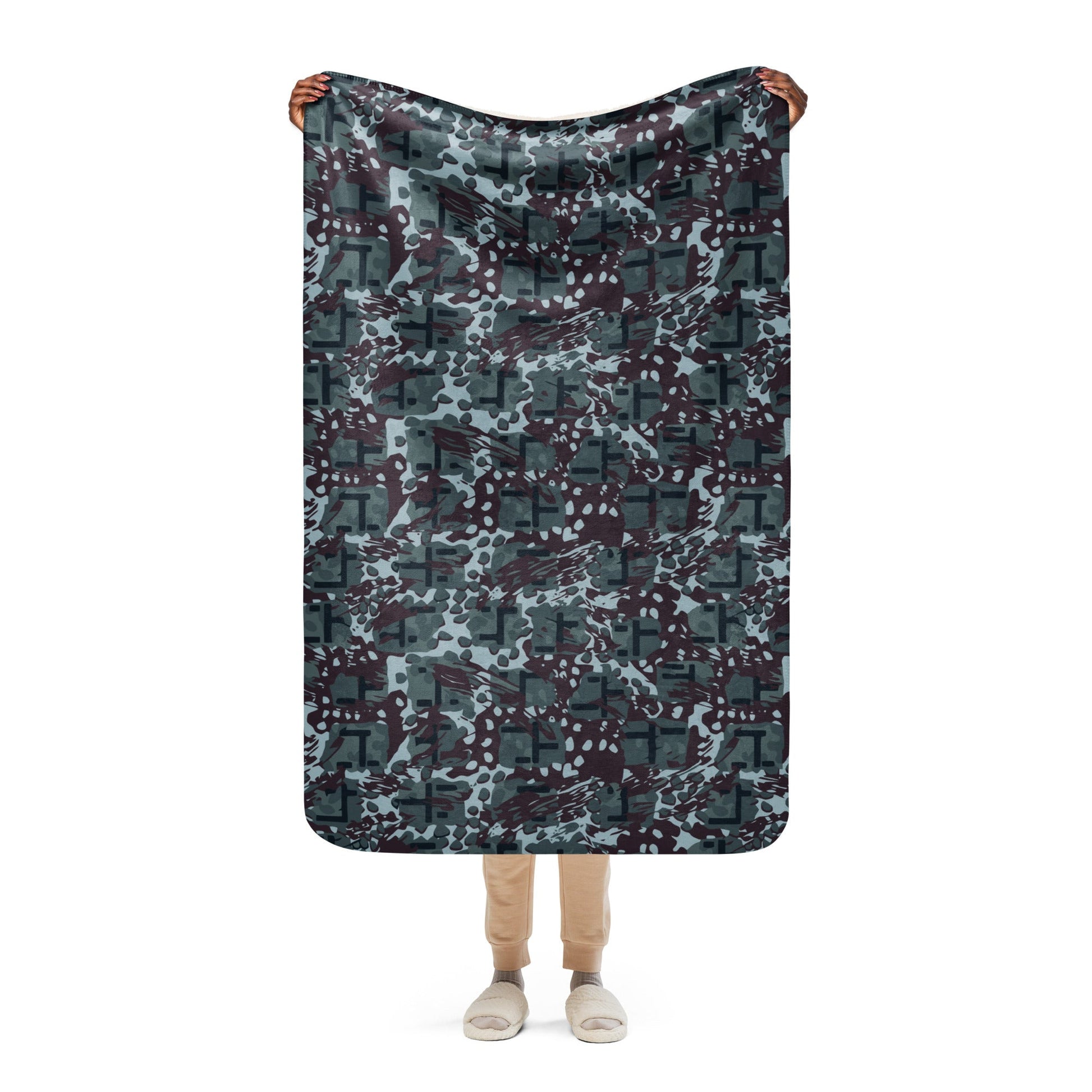 Suicide Squad Navy SEAL Movie CAMO Sherpa blanket - 37″×57″ - Blankets