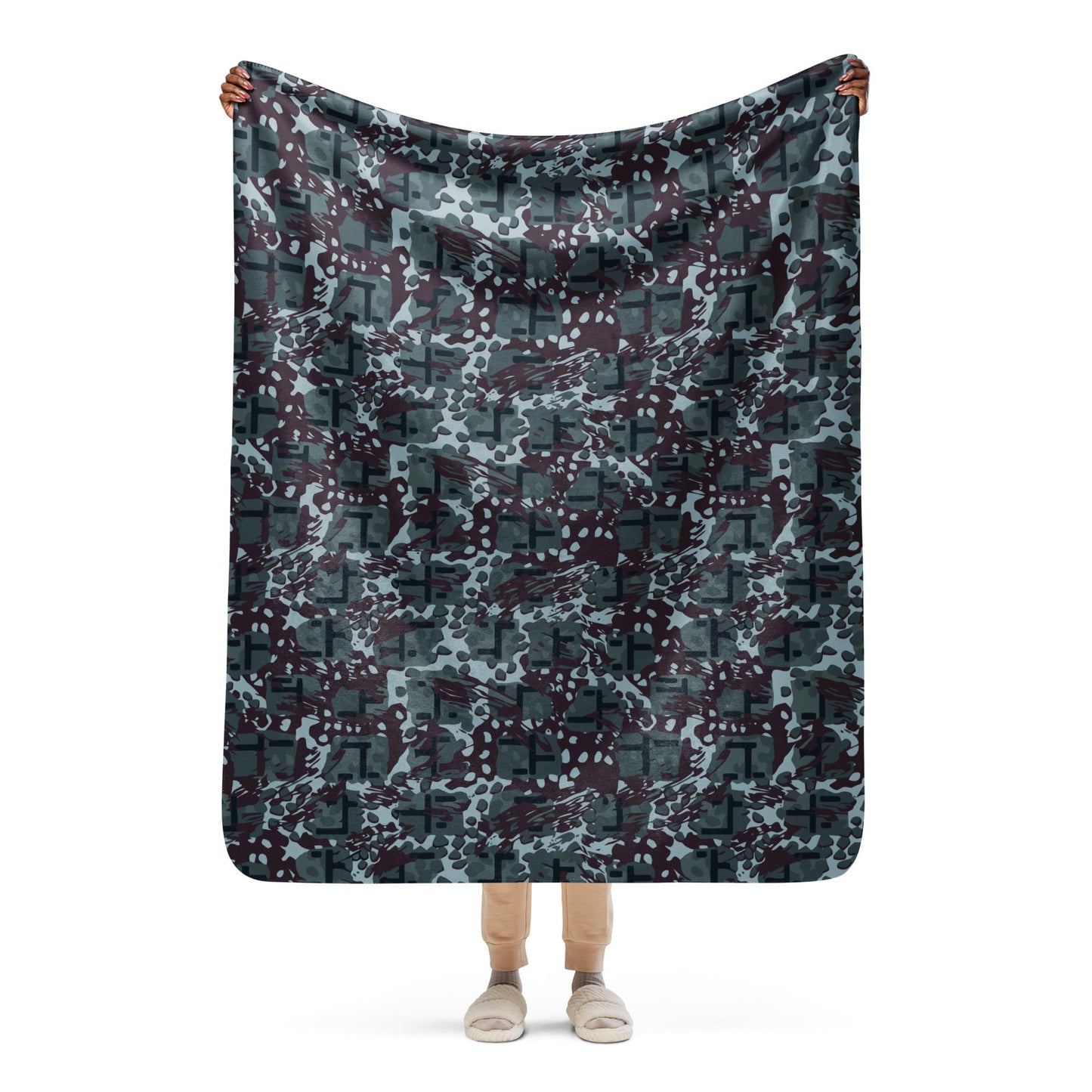 Suicide Squad Navy SEAL Movie CAMO Sherpa blanket - 50″×60″ - Blankets
