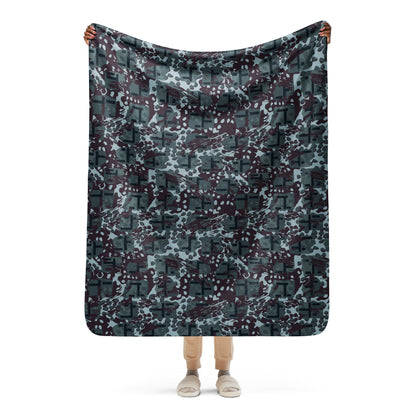 Suicide Squad Navy SEAL Movie CAMO Sherpa blanket - 50″×60″ - Blankets