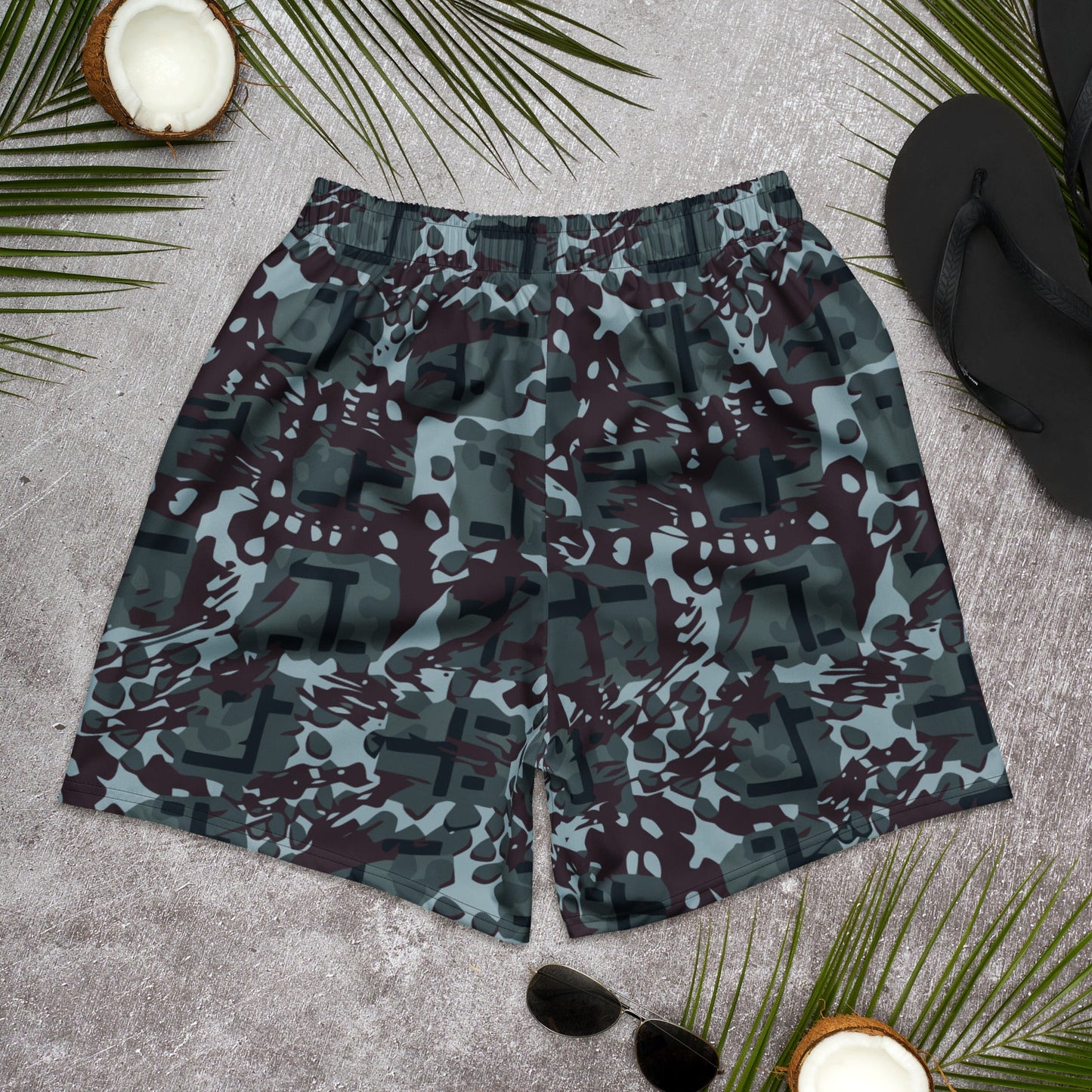 Suicide Squad Navy SEAL Movie CAMO Unisex Athletic Long Shorts