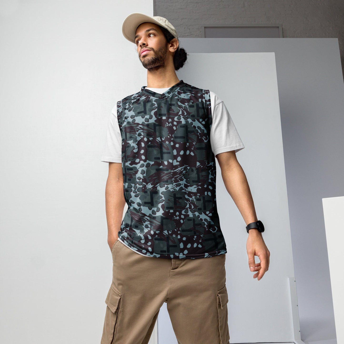 Suicide Squad Navy SEAL Movie CAMO unisex basketball jersey - 2XS - Basketball Jerseys