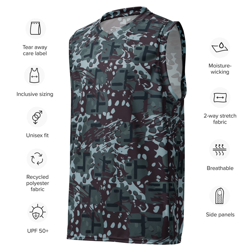 Maritime Assault CAMO Unisex Basketball Jersey