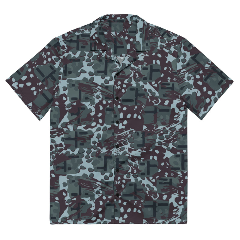 Maritime Assault CAMO Unisex Short-Sleeve Button Shirt - 2XS