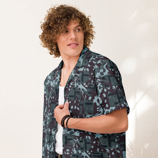 Suicide Squad Navy SEAL Movie CAMO Unisex button shirt - Button Shirts