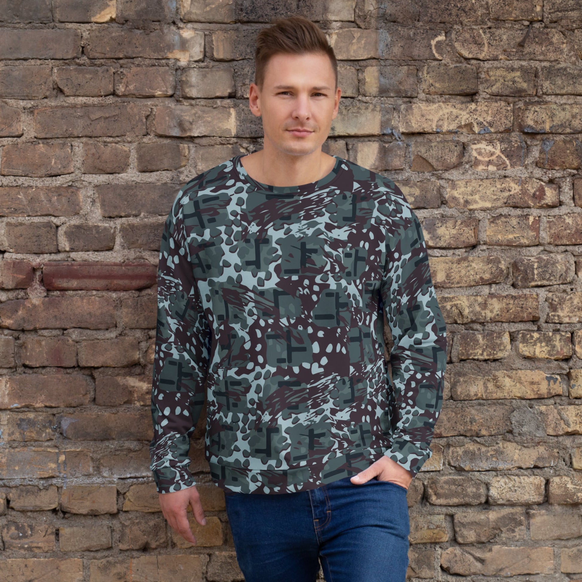 Suicide Squad Navy SEAL Movie CAMO Unisex Sweatshirt - 2XS - Sweatshirts