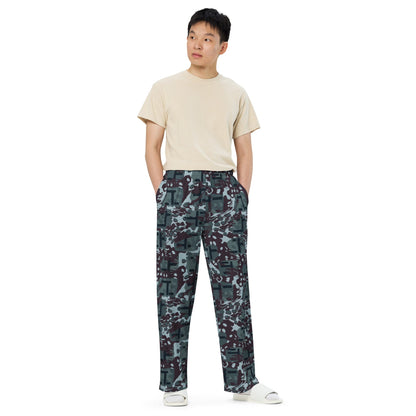 Suicide Squad Navy SEAL Movie CAMO unisex wide-leg pants - Wide-leg Pants