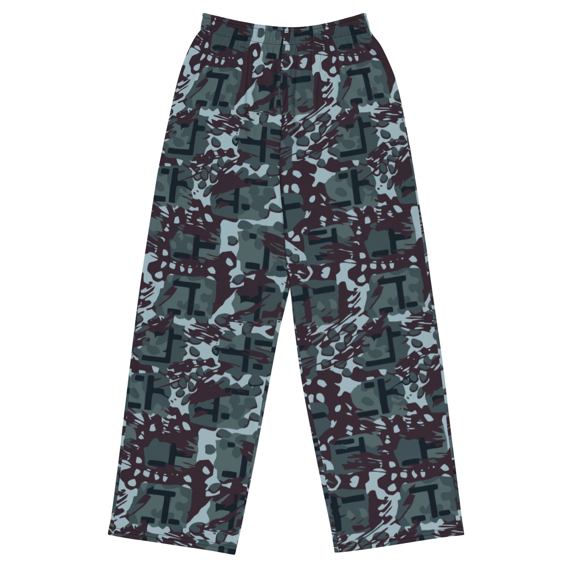 Suicide Squad Navy SEAL Movie CAMO unisex wide-leg pants - 2XS - Wide-leg Pants