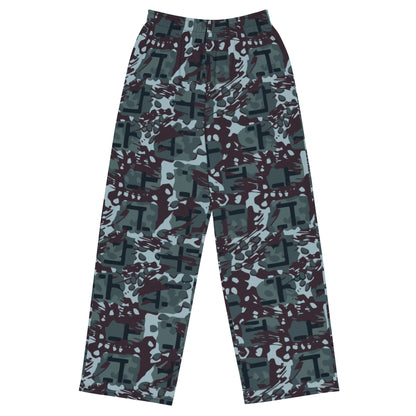 Suicide Squad Navy SEAL Movie CAMO unisex wide-leg pants - 2XS - Wide-leg Pants