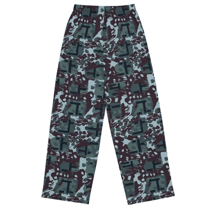 Suicide Squad Navy SEAL Movie CAMO unisex wide-leg pants - Wide-leg Pants