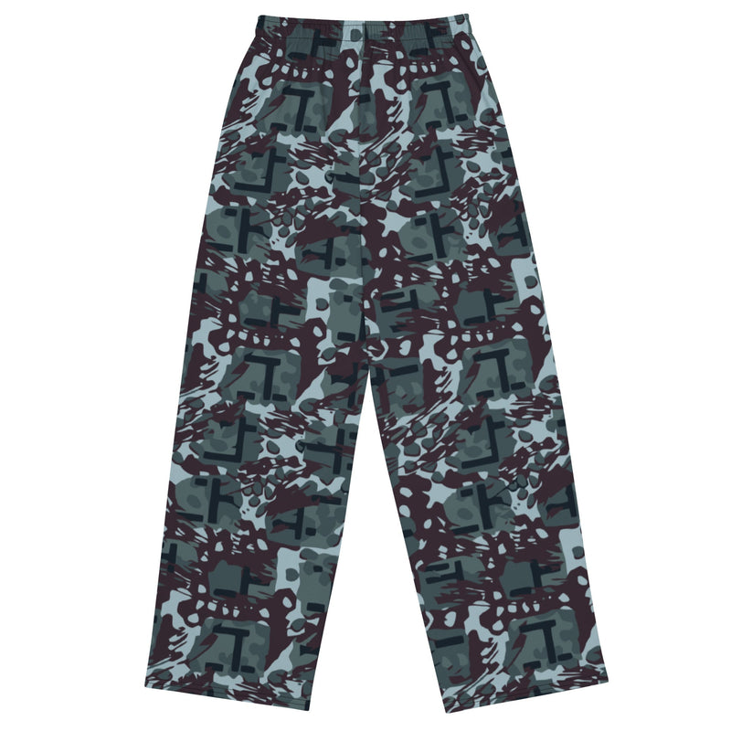 Maritime Assault CAMO Unisex Wide-Leg Leisure Pants