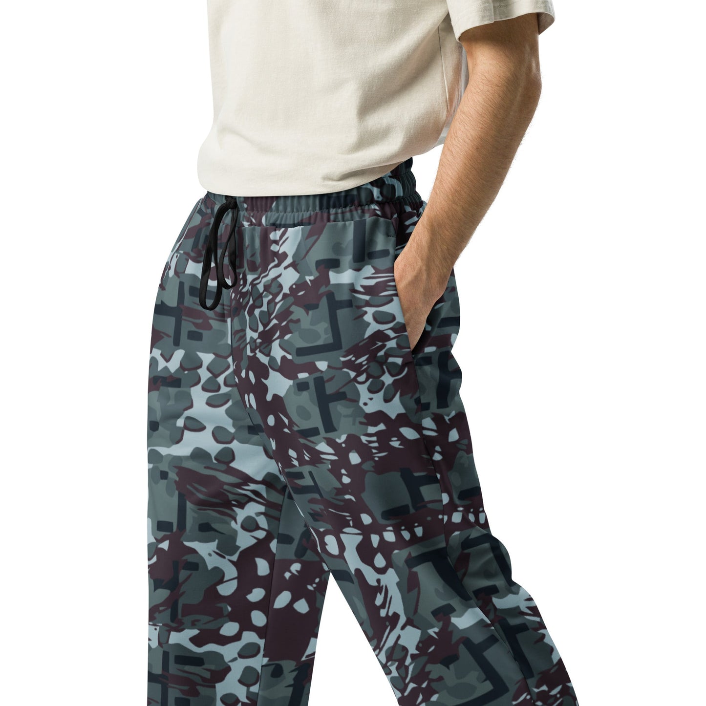 Suicide Squad Navy SEAL Movie CAMO Wide-leg joggers - Joggers