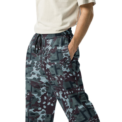 Suicide Squad Navy SEAL Movie CAMO Wide-leg joggers - Joggers