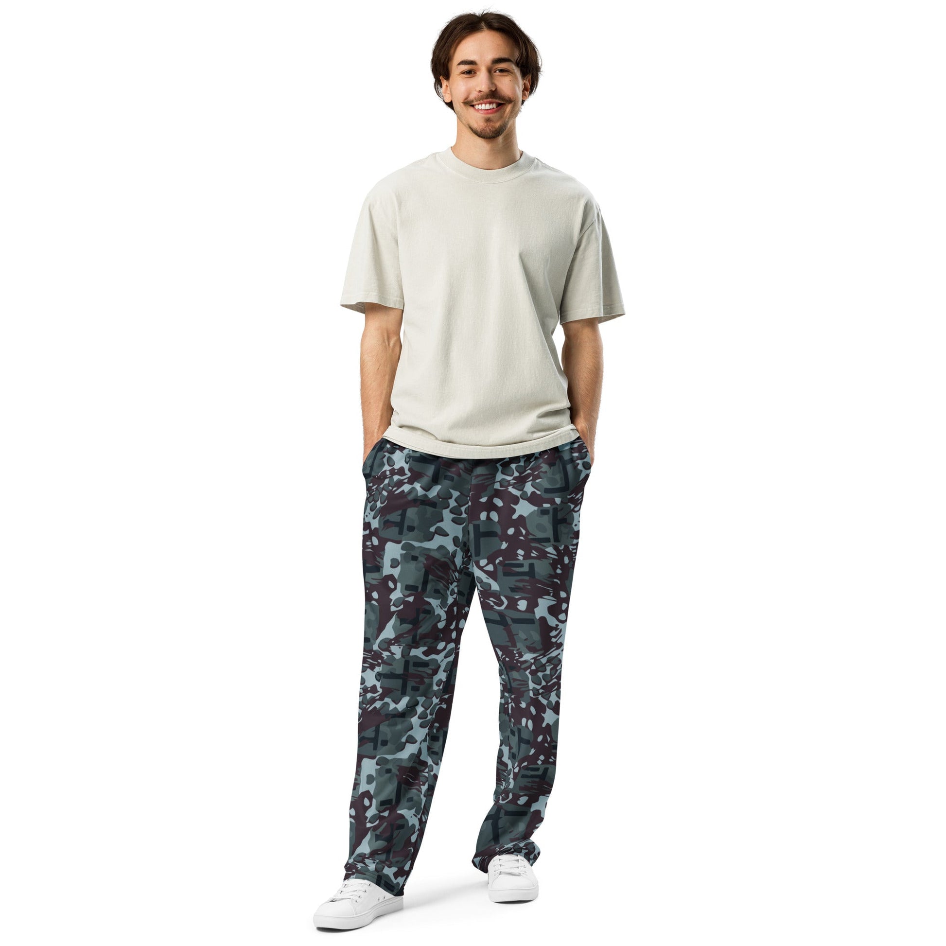 Suicide Squad Navy SEAL Movie CAMO Wide-leg joggers - Joggers