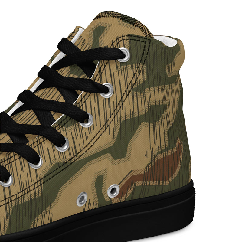 Sumpfmuster Where Eagles Dare CAMO Mens High-Top Canvas Shoes