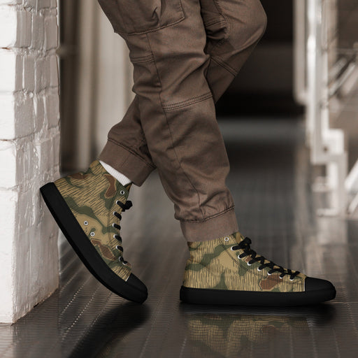 Sumpfmuster Where Eagles Dare CAMO Mens High-Top Canvas Shoes - 5