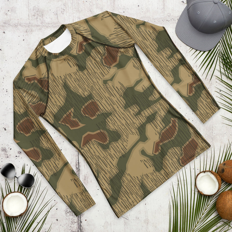 Sumpfmuster Where Eagles Dare CAMO Mens Long-Sleeve Rash Guard - LS