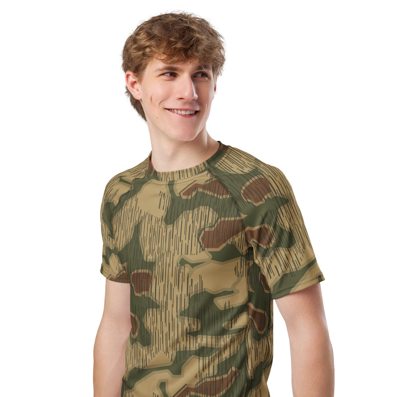 Sumpfmuster Where Eagles Dare CAMO Mens Short-Sleeve Rash Guard - SS
