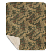 Sumpfmuster Where Eagles Dare CAMO Sherpa Blanket