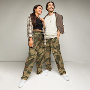 Sumpfmuster Where Eagles Dare CAMO Unisex Wide-Leg Joggers - 2XS