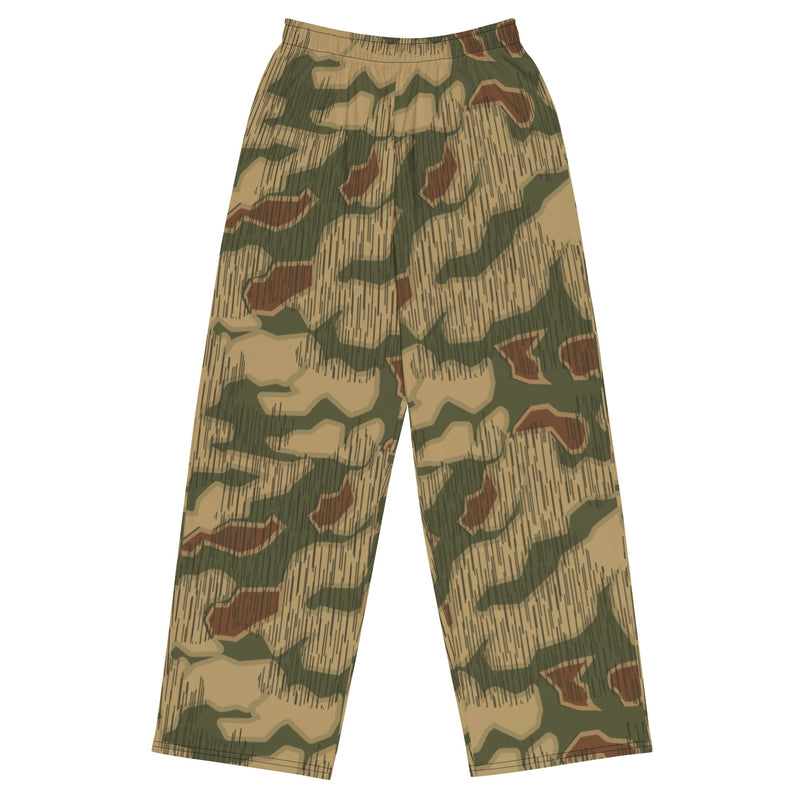 Sumpfmuster Where Eagles Dare CAMO Unisex Wide-Leg Leisure Pants - 2XS - Pant