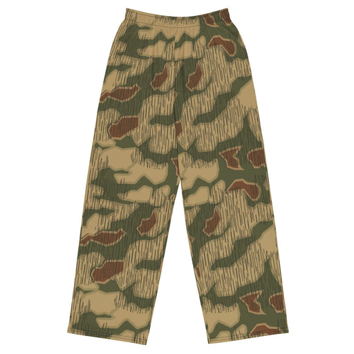 Sumpfmuster Where Eagles Dare CAMO Unisex Wide-Leg Leisure Pants - 2XS - Pant