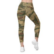 Sumpfmuster Where Eagles Dare CAMO Womens Leggings with Pockets - Women
