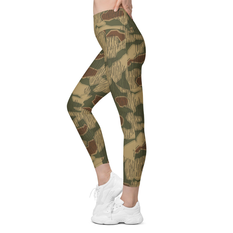 Sumpfmuster Where Eagles Dare CAMO Womens Leggings with Pockets - Women