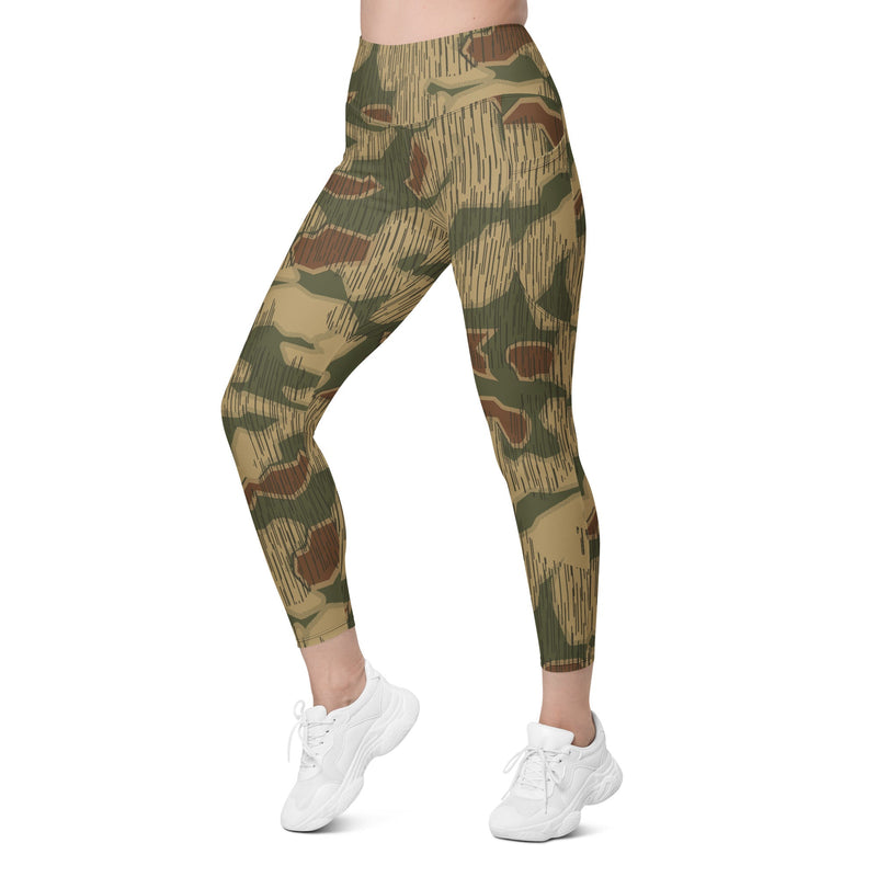 Sumpfmuster Where Eagles Dare CAMO Womens Leggings with Pockets - Women