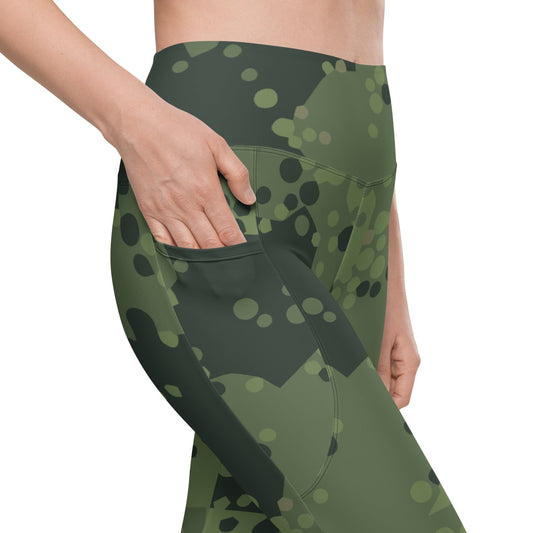 Swedish Barracuda CAMO Leggings with pockets - Womens With Pockets