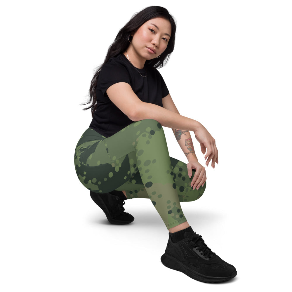 Swedish Barracuda CAMO Leggings with pockets - Womens With Pockets