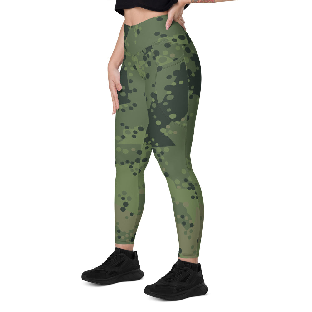 Swedish Barracuda CAMO Leggings with pockets - Womens With Pockets