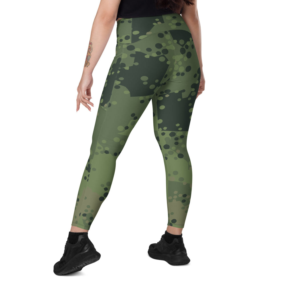 Swedish Barracuda CAMO Leggings with pockets - Womens With Pockets