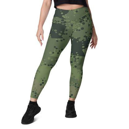 Swedish Barracuda CAMO Leggings with pockets - Womens With Pockets