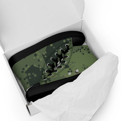 Swedish Barracuda CAMO Men’s high top canvas shoes - Mens High Top Canvas Shoes