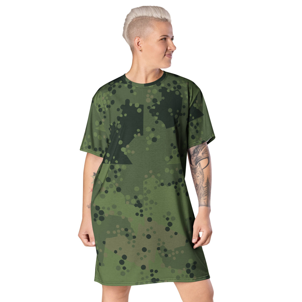 Swedish Barracuda CAMO T-shirt dress - 2XS - Womens T-Shirt Dress