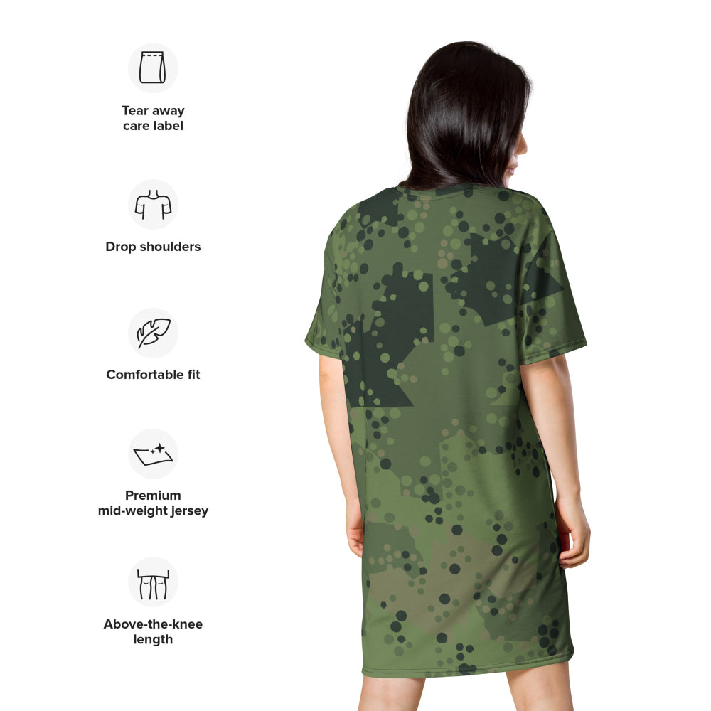 Swedish Barracuda CAMO T-shirt dress - Womens T-Shirt Dress