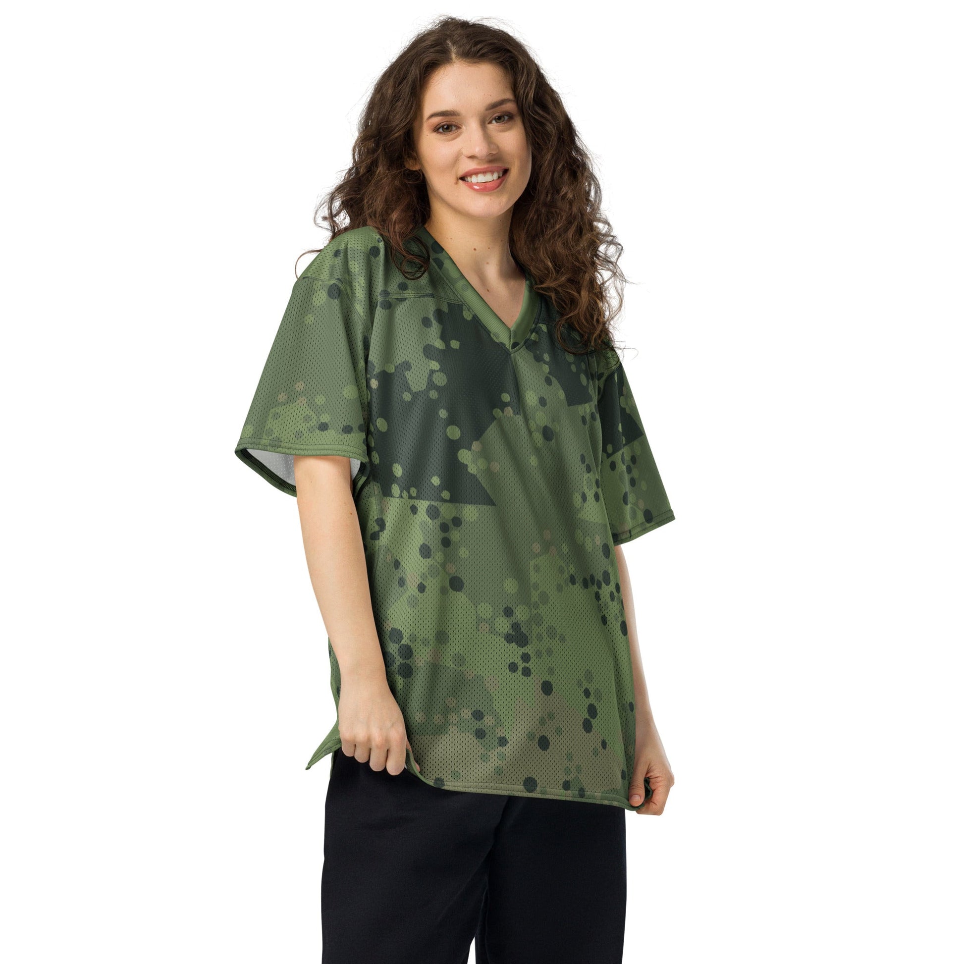 Swedish Barracuda Woodland CAMO American football jersey - Football Jersey