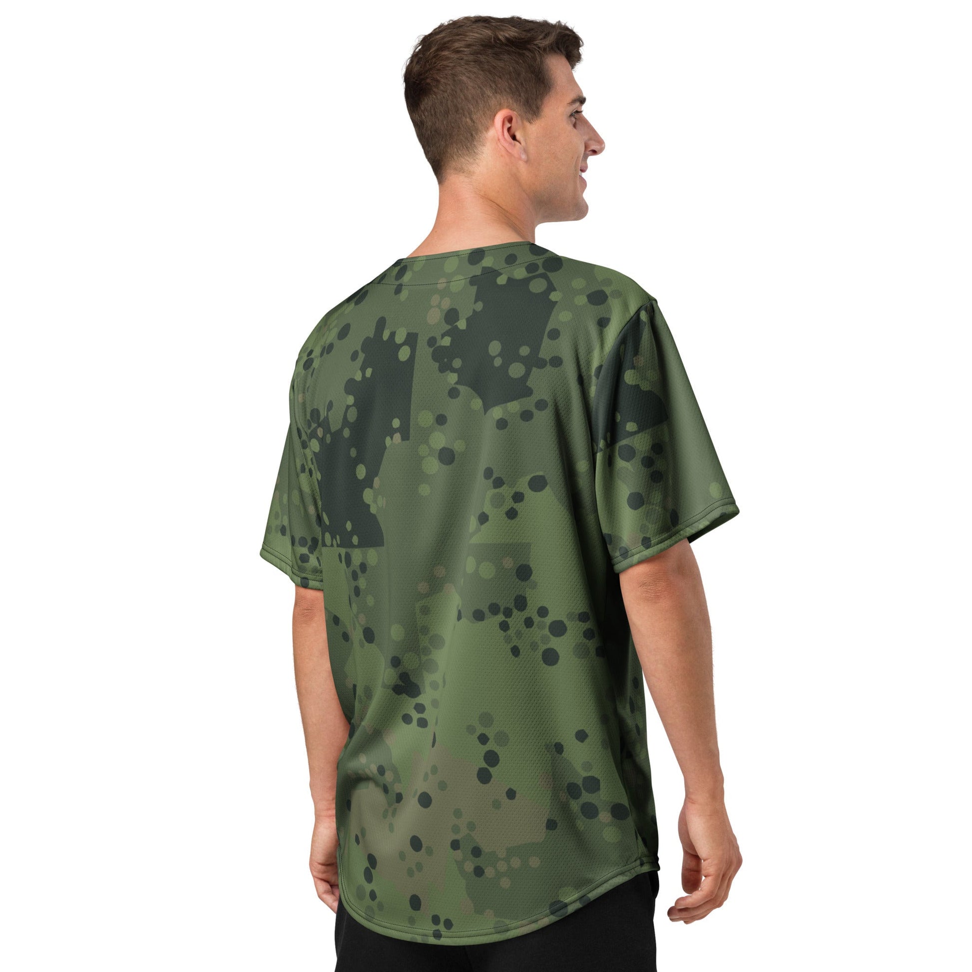 Swedish Barracuda Woodland CAMO baseball jersey - Baseball Jerseys