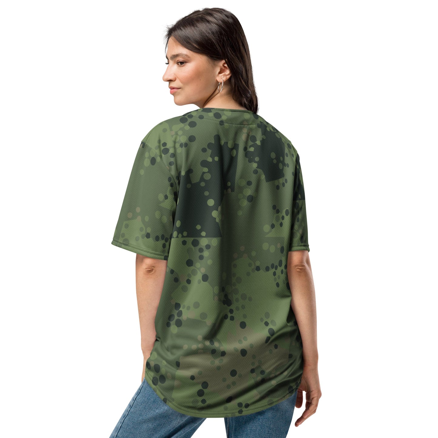 Swedish Barracuda Woodland CAMO baseball jersey - Baseball Jerseys