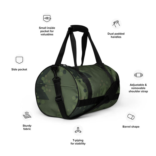 Swedish Barracuda Woodland CAMO gym bag - Gym Bags