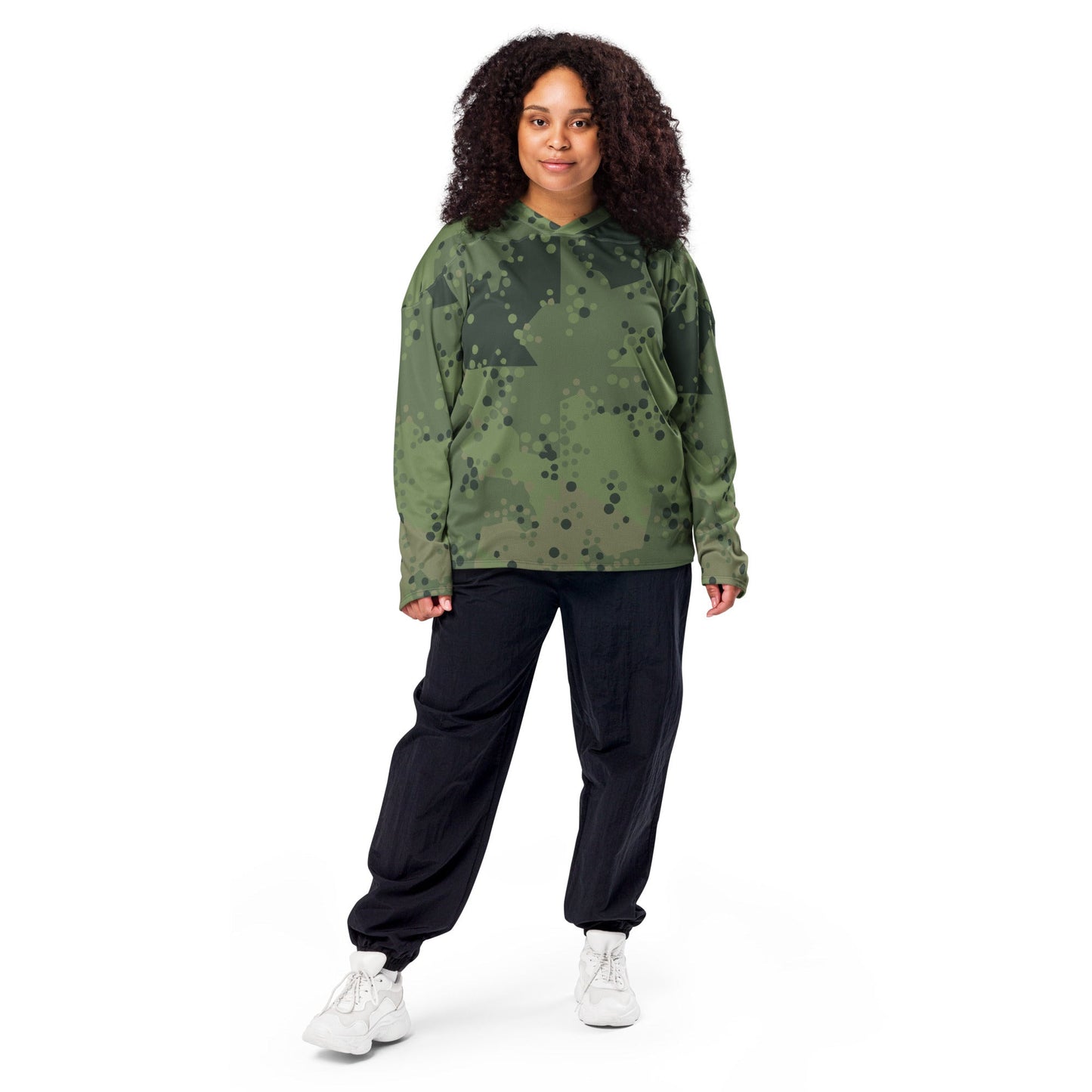 Swedish Barracuda Woodland CAMO hockey fan jersey - Hockey Jerseys