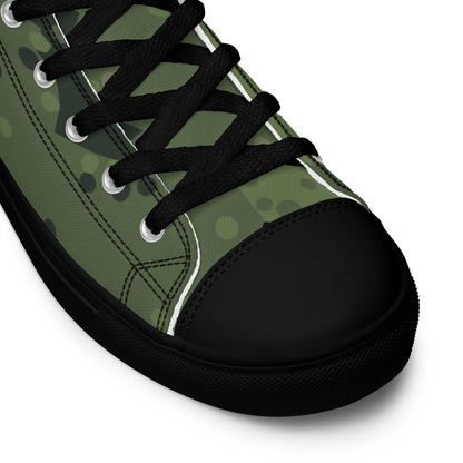 Swedish Barracuda Woodland CAMO Mens high top canvas shoes - High Top Canvas Shoes