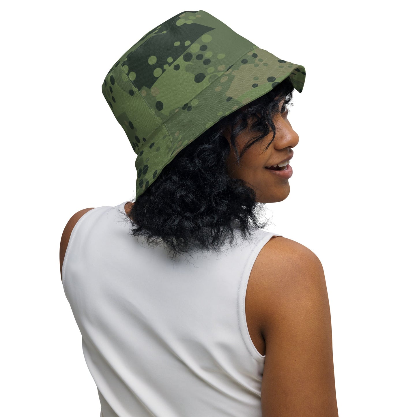 Swedish Barracuda Woodland CAMO Reversible bucket hat - Bucket Hats