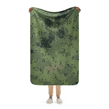 Swedish Barracuda Woodland CAMO Sherpa blanket - 37″×57″ - Blankets