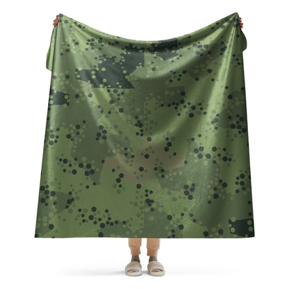 Swedish Barracuda Woodland CAMO Sherpa blanket - 60″×80″ - Blankets
