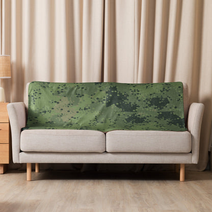 Swedish Barracuda Woodland CAMO Sherpa blanket - Blankets