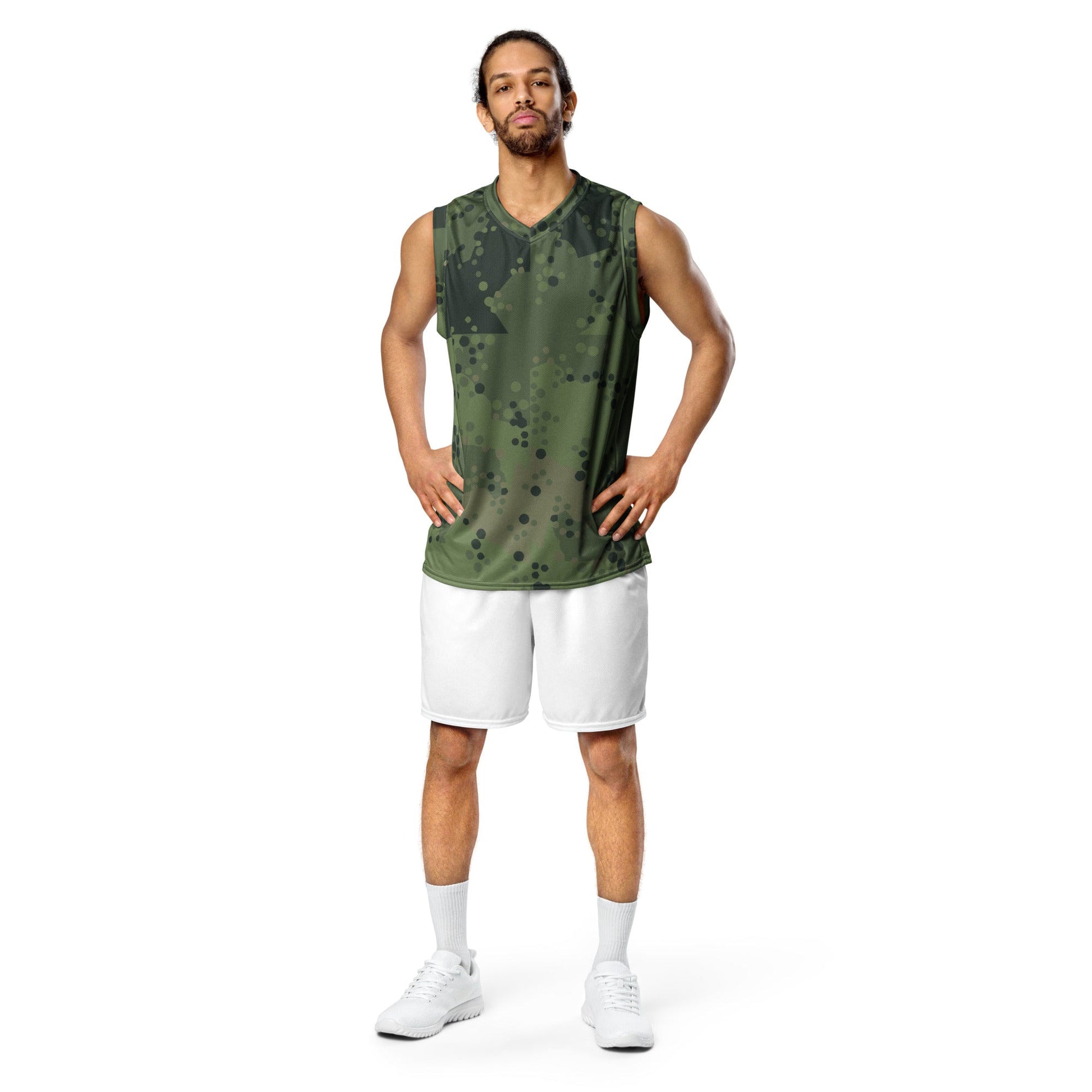 Swedish Barracuda Woodland CAMO unisex basketball jersey Basketball Jerseys