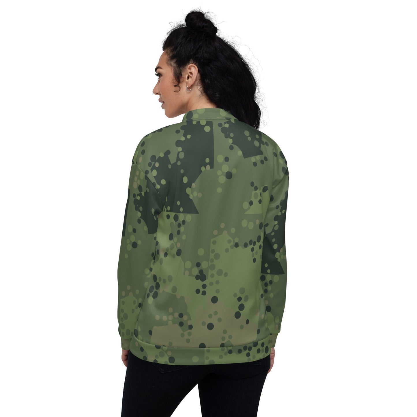 Swedish Barracuda Woodland CAMO Unisex Bomber Jacket - Jackets