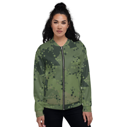 Swedish Barracuda Woodland CAMO Unisex Bomber Jacket - Jackets