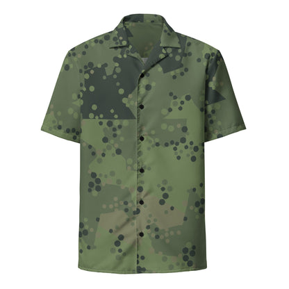 Swedish Barracuda Woodland CAMO Unisex button shirt Button Shirts
